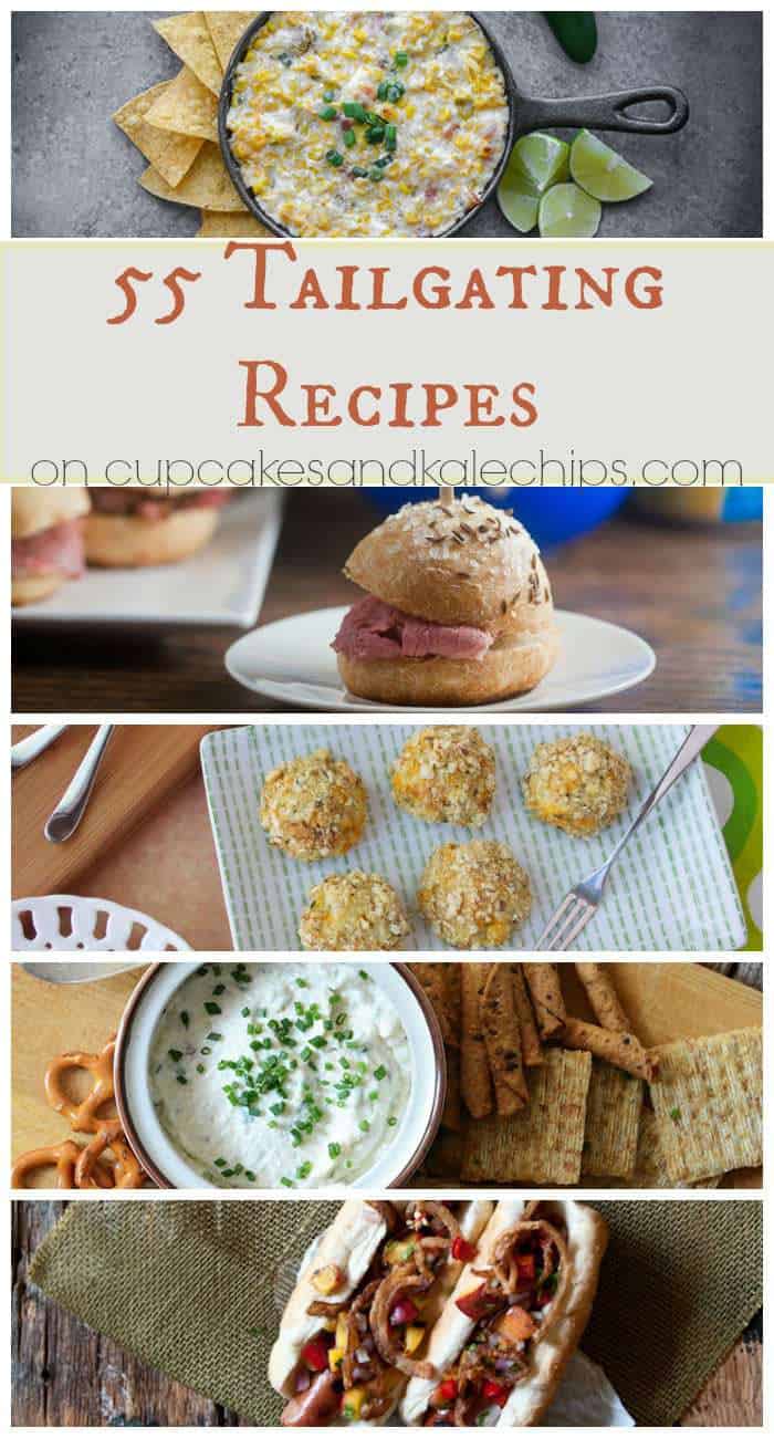 55 Tailgating Recipes - Cupcakes & Kale Chips