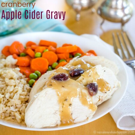 Cranberry Apple Cider Gravy
