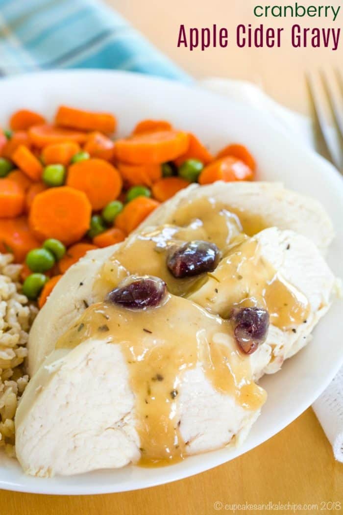 Apple Cider Gravy Gluten Free Recipe Cupcakes & Kale Chips