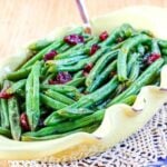 Cranberry Orange Glazed Green Beans Recipe