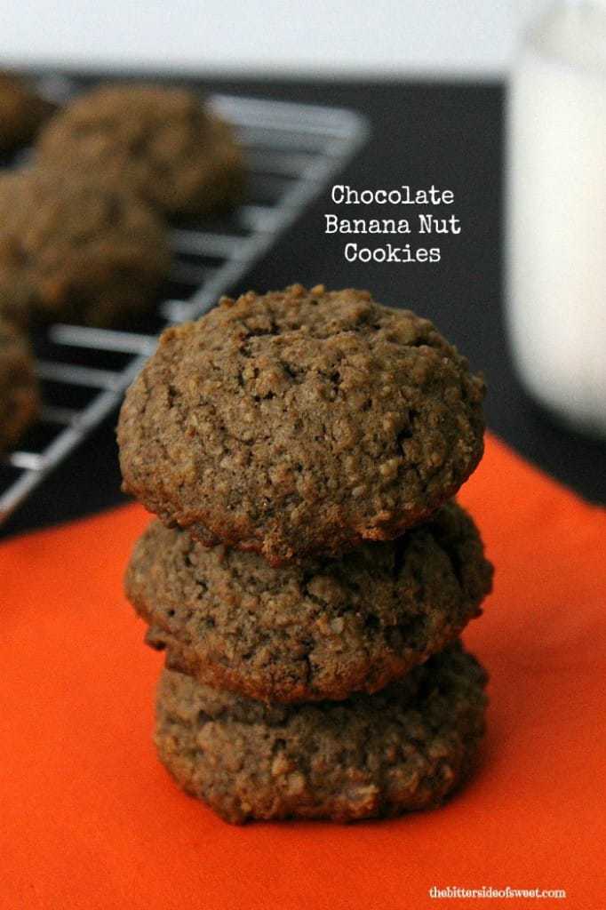 Chocolate Banana Nut Cookies - Cupcakes & Kale Chips