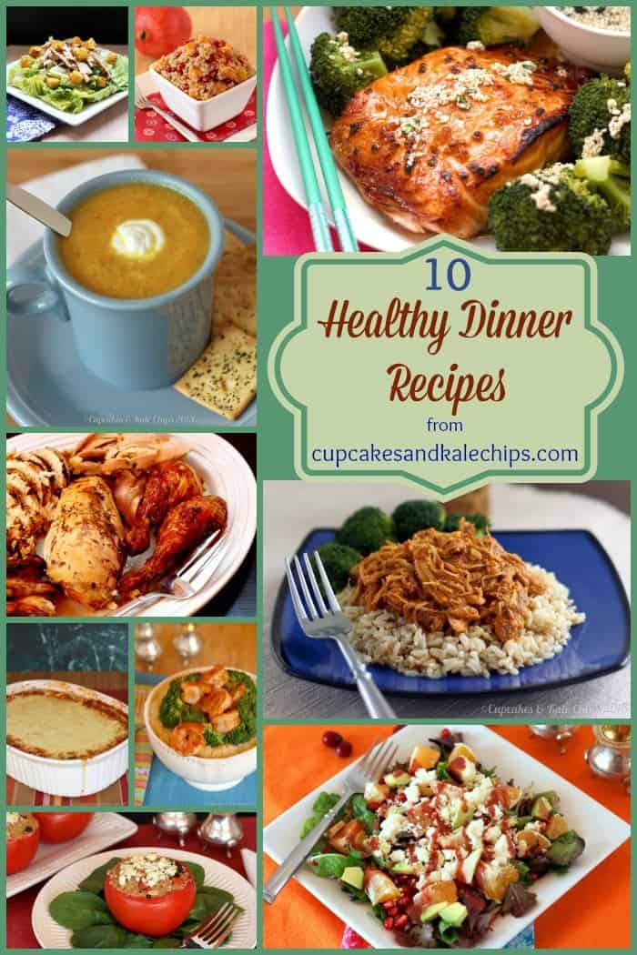 Ten Healthy Dinner Recipes - Cupcakes & Kale Chips
