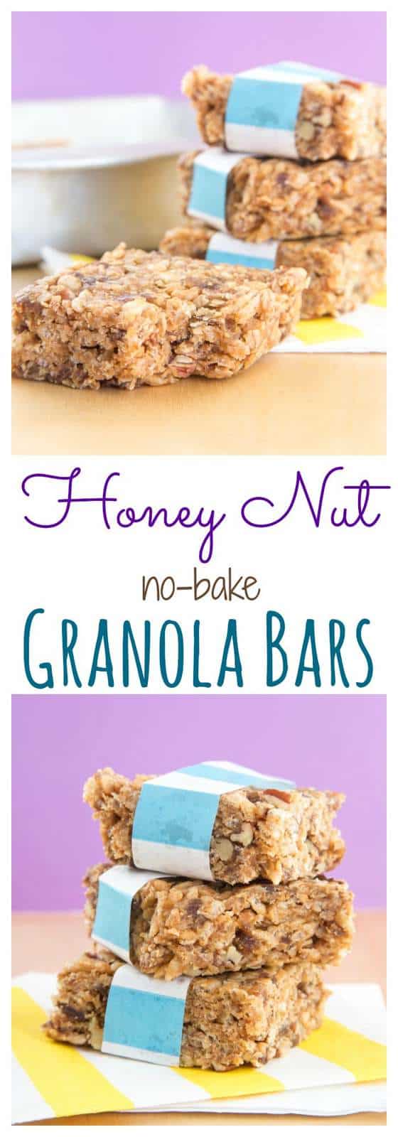 Honey Nut No-Bake Granola Bars - Cupcakes & Kale Chips - 560 x 1600 jpeg 53kB