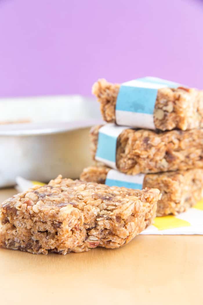 Honey Nut NoBake Granola Bars Cupcakes & Kale Chips