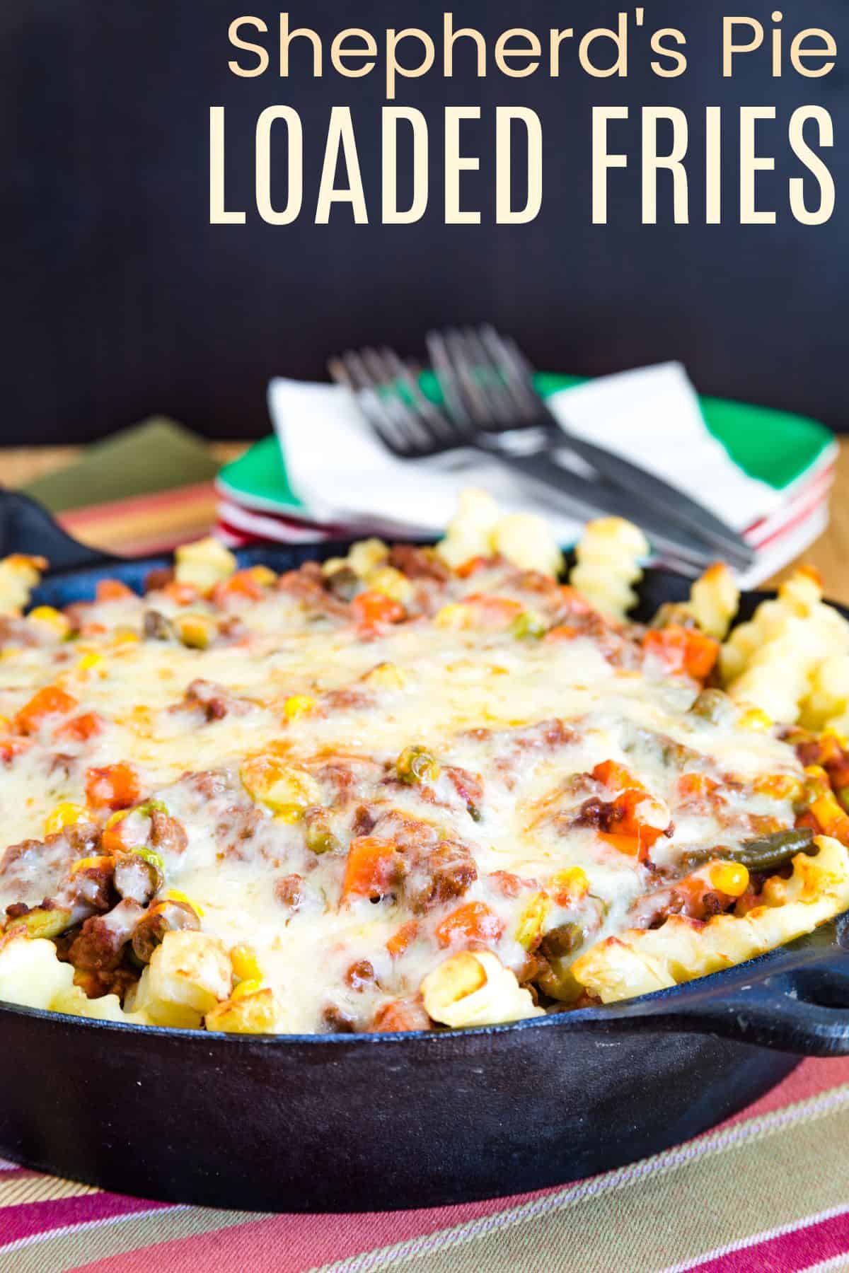 Shepherd's Pie Loaded Fries Cupcakes & Kale Chips