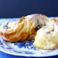 chocolate orange sweet rolls