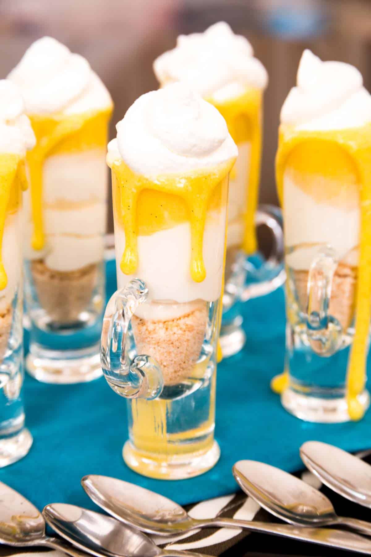 Gluten-Free Mini No-Bake Creamsicle Cheesecake Parfaits