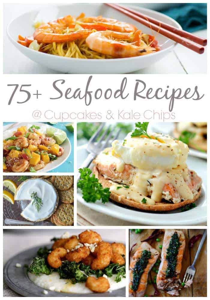 75+ Seafood Recipes - Cupcakes & Kale Chips