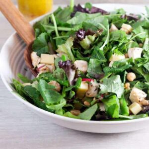 Farmhouse Salad with gluten-free citrus vinaigrette dressing