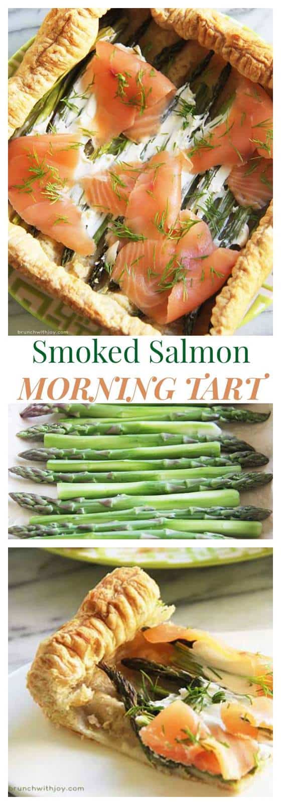 Smoked Salmon Tart - a simple but elegant and delicious addition to a special breakfast or brunch. | www.brunchwithjoy.com for cupcakesandkalechips.com