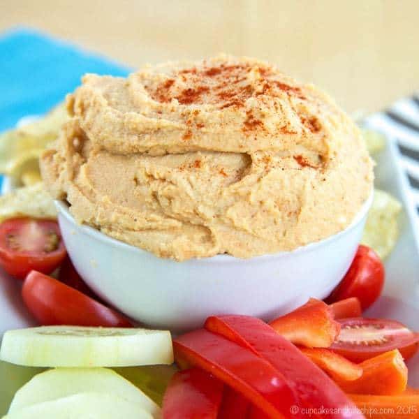 Roasted Cauliflower Hummus Dip Recipe