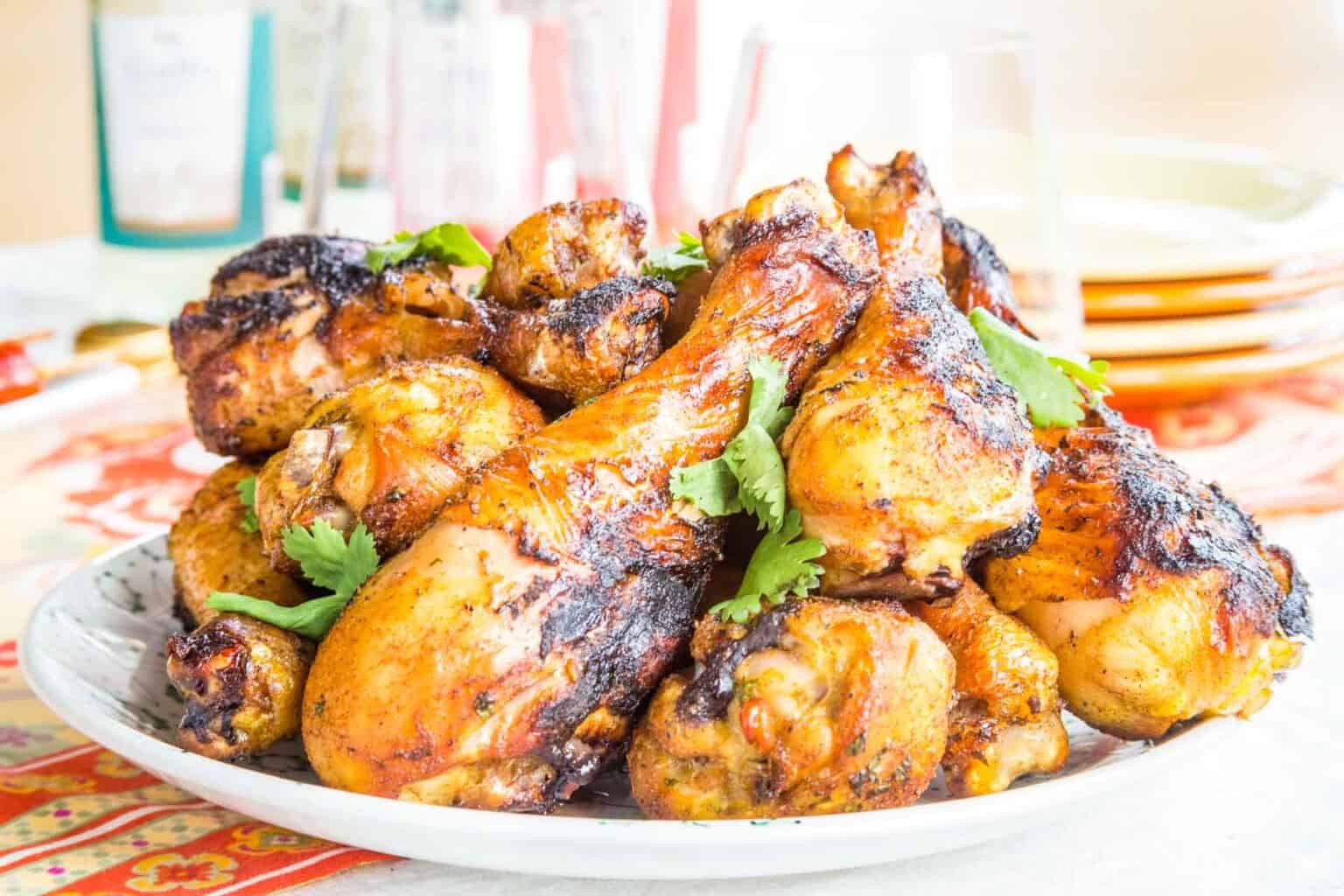 Tandoori Chicken Legs IndianInspired Baked or Grilled Drumsticks!