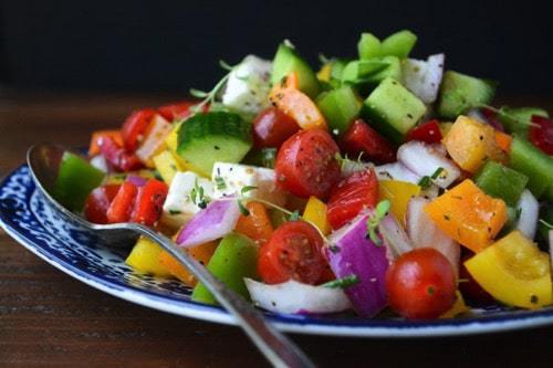 Chopped israeli salad 10
