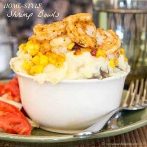 homestyle shrimp bowls