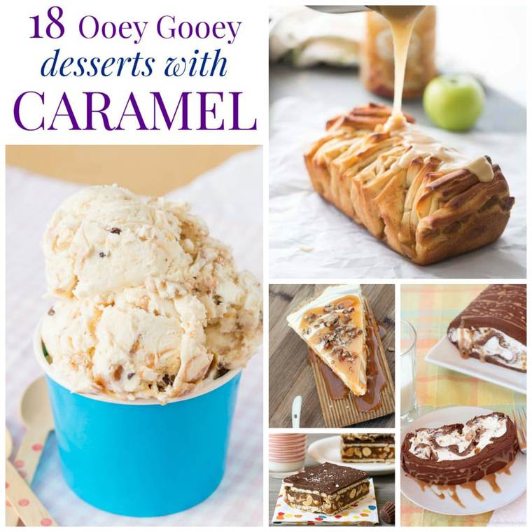 18 Ooey Gooey Desserts With Caramel - Cupcakes & Kale Chips