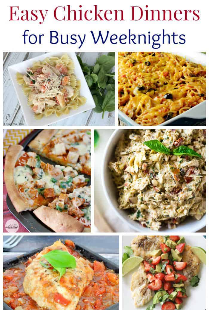 Easy Chicken Dinners for Busy Weeknights - you can never have too many chicken recipes! |cupcakesandkalechips.com