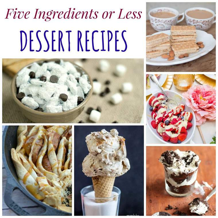 Five Ingredients or Less Dessert Recipes - Cupcakes & Kale Chips