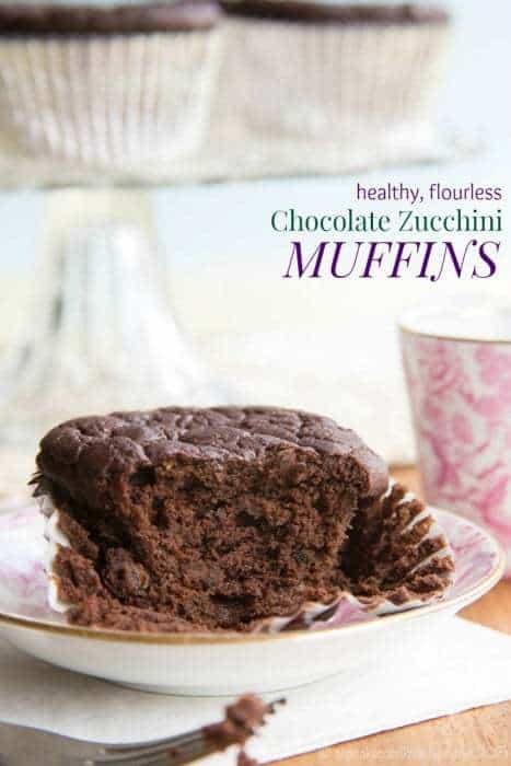 Flourless Healthy Chocolate Zucchini Muffins recipe-3410 title