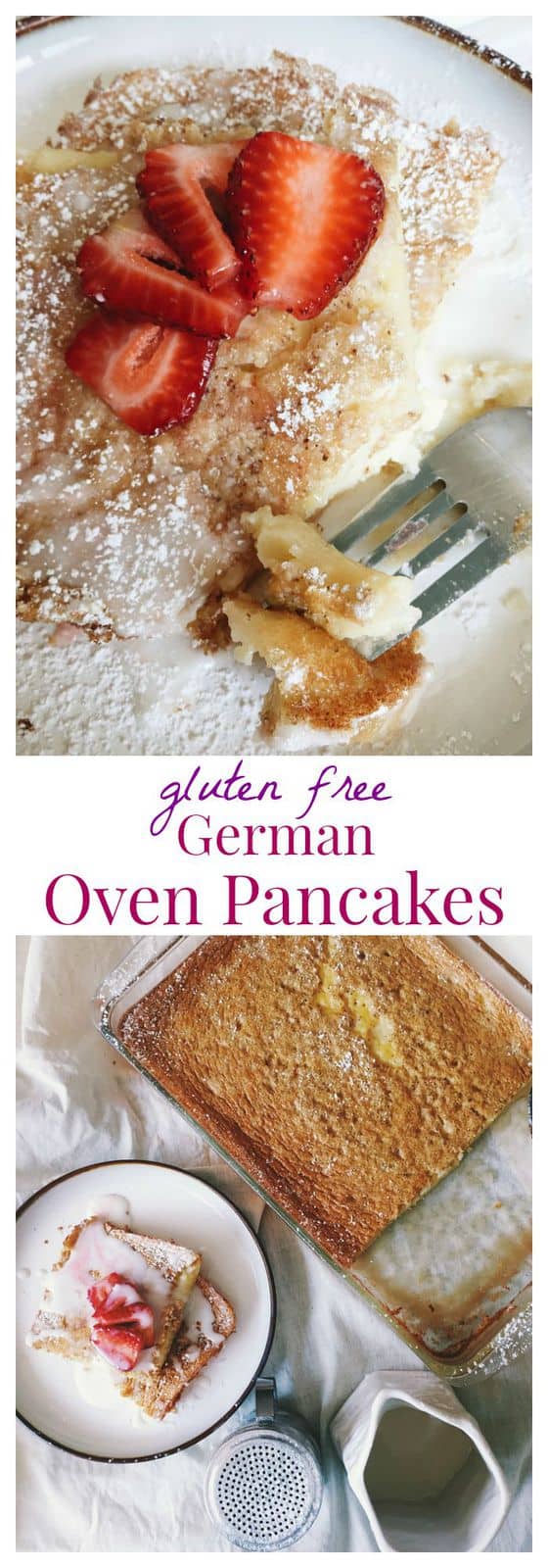 Gluten Free German Oven Pancakes - an old-world breakfast recipe perfect for a special weekend breakfast for your family! | glutenfreeanonymous.com for cupcakesandkalechips.com