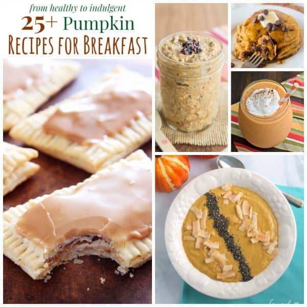 Pumpkin Recipes for Breakfast - from healthy to decadent, satisfy your pumpkin craving first thing in the morning. | cupcakesandkalechips.com 