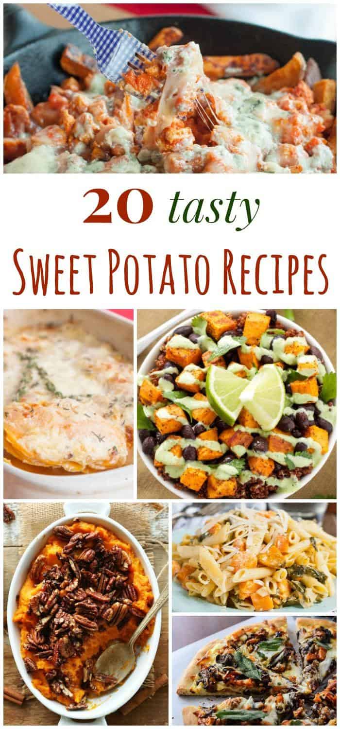 20 Tasty Sweet Potato Recipes - main dishes, sides, and more with sweet potatoes