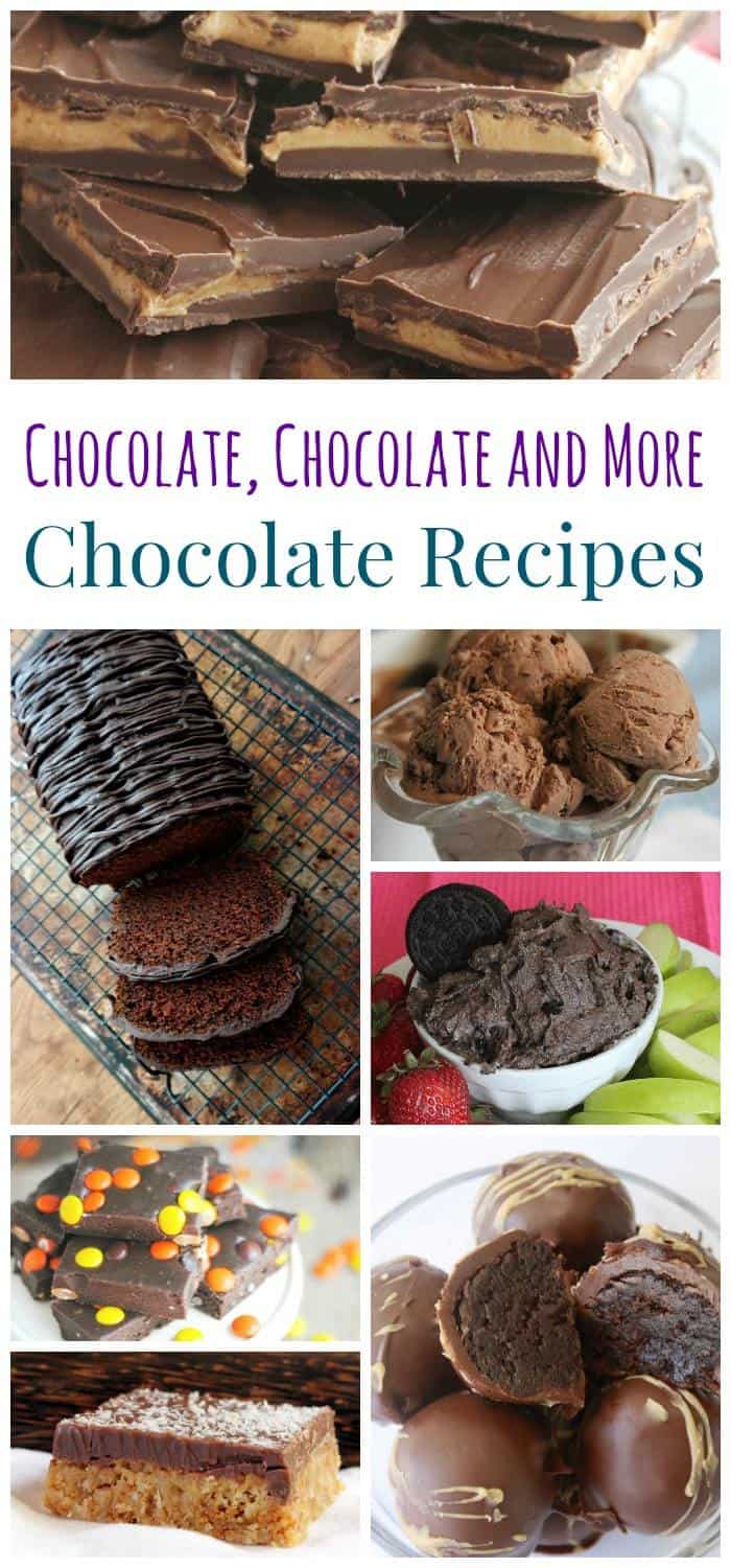 Chocolate Chocolate and More Chocolate Recipes - a collection of decadent chocolate dessert recipes from chocolatechocolateandmore.com and more | cupcakesandkalechips.com