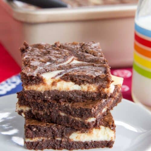 Easy Cheesecake Brownies Recipe l Cupcakes and Kale Chips