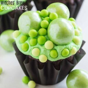 Witches Brew Easy Halloween Cupcakes