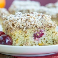 Gluten Free Cranberry Orange Coffee Cake recipe