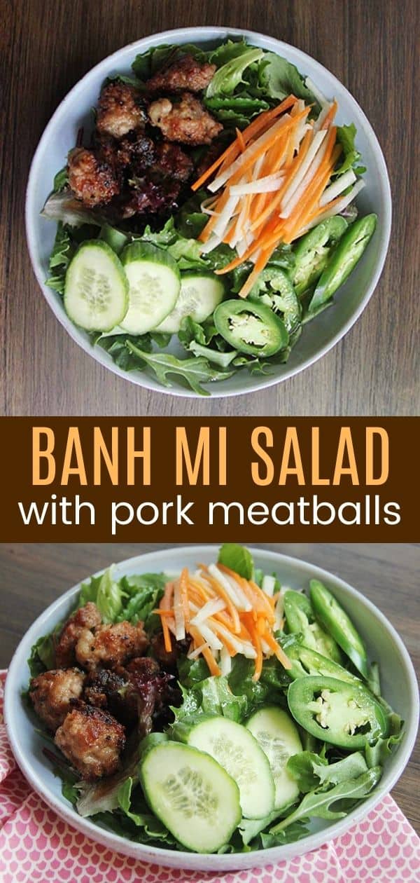 Vietnamese Salad with Banh Mi Ingredients - Cupcakes & Kale Chips