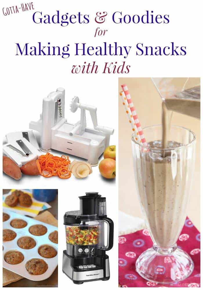 Gadgets for Making Healthy Snacks Collage
