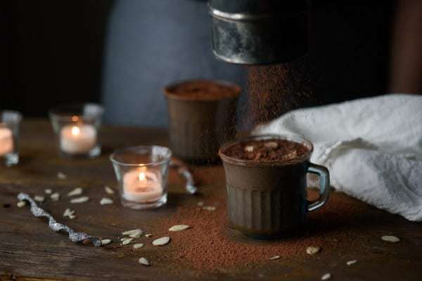 Warm Hot Chocolate Smoothie - the perfect recipe when it's cold outside but you want the nutrition of a green smoothie.