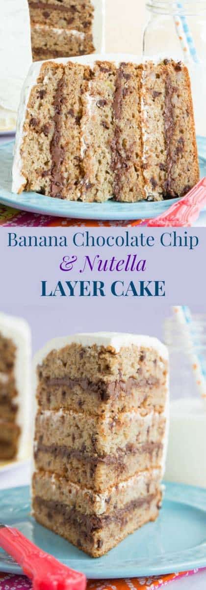 Banana Chocolate Chip and Nutella Cake (with Gluten Free ... - 420 x 1200 jpeg 47kB