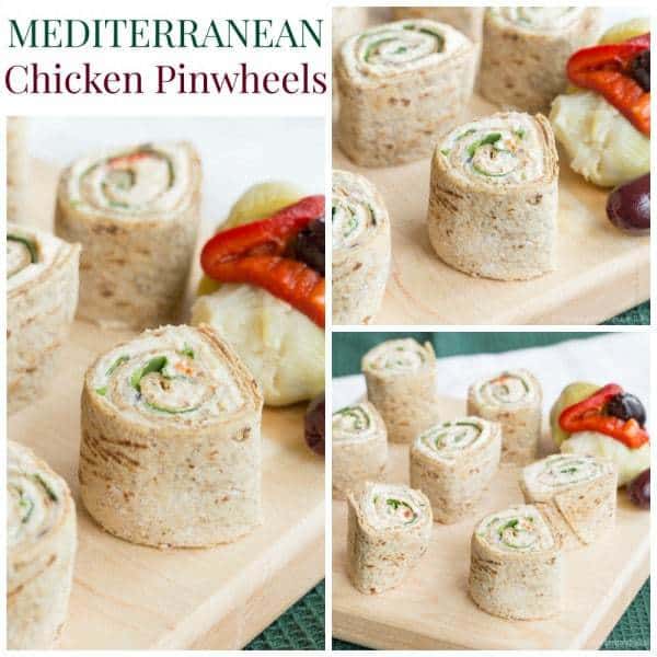 Mediterranean Chicken Pinwheels