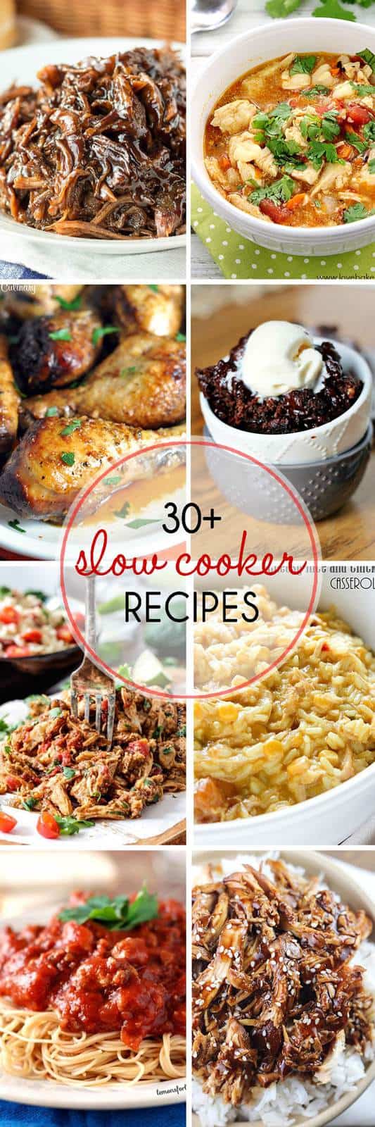 30+ of The Best Slow Cooker Recipes - from soups and side dishes to dinners and desserts, you'll find the best crock pot recipes in this collection! | cupcakesandkalechips.com