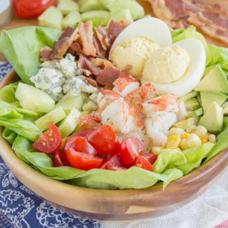 Lobster Cobb Salad Recipe - Cupcakes & Kale Chips