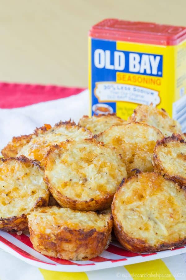 Old Bay Cauli-Tots - add a bit of this favorite Maryland spice to the classic cheesy cauliflower tots recipe. | cupcakesandkalechips.com | gluten free