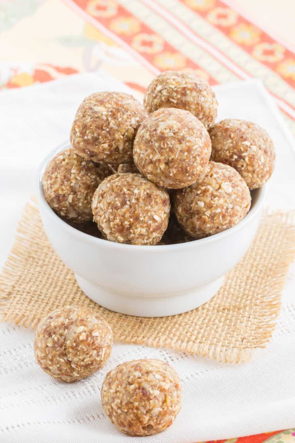 Pineapple Coconut Energy Balls an easy nobake snack recipe!