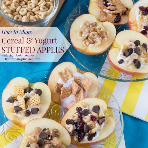 Cereal and Yogurt Stuffed Apples | Cupcakes & Kale Chips