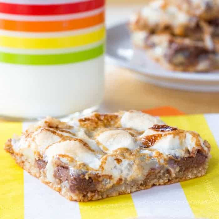 Gluten Free S'Mores Magic Bars Cupcakes & Kale Chips