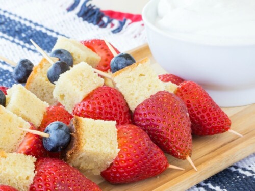 Red White And Blue Berry Pound Cake Bites Cupcakes Kale Chips