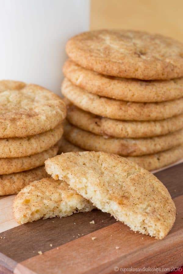 Browned Butter Snickerdoodles with Toffee are a rich and buttery way to update a traditional Christmas cookie recipe with brown butter and Heath bits.