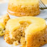 Gluten-Free Pineapple Upside Down Cakes for Two - one of the Top 17 Most Popular Recipes of 2017 from Cupcakes & Kale Chips