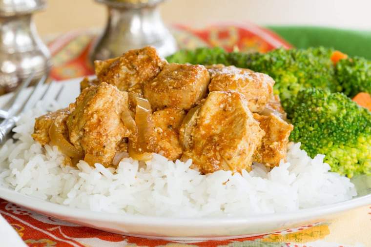 Lightened-Up Slow Cooker Indian Butter Chicken