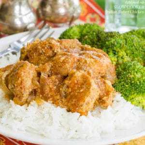 Lightened Up Slow Cooker Indian Butter Chicken