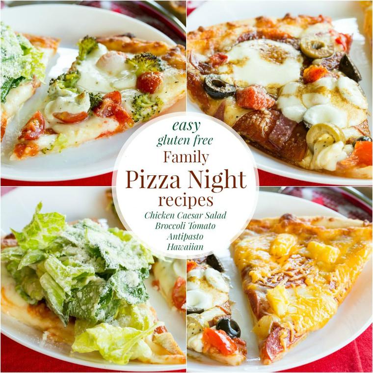 Easy Gluten Free Family Pizza Night Recipes for a Gluten Free Pizza Party