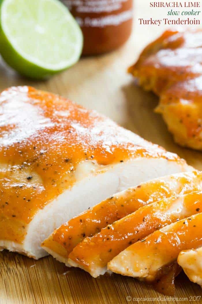 Sriracha Lime Slow Cooker Turkey Tenderloin - Cupcakes 