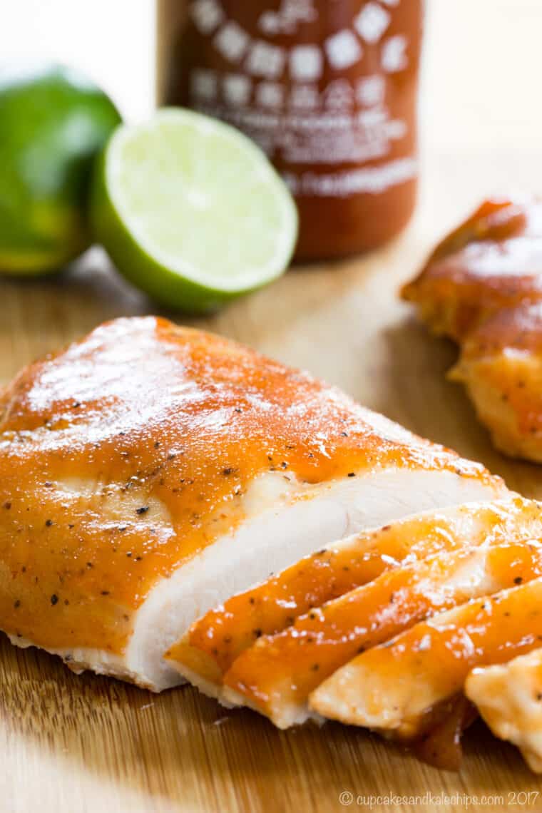 Sriracha Lime Slow Cooker Turkey Tenderloin - one of the Top 17 Most Popular Recipes of 2017 from Cupcakes & Kale Chips