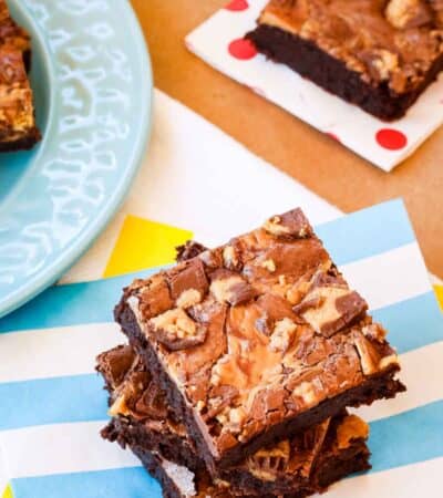 Gluten Free Brownies with Peanut Butter Cups