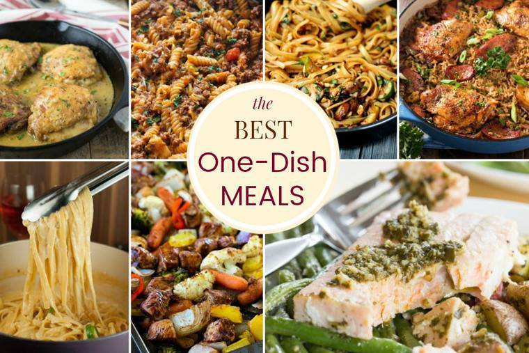 Best One Dish Meals - one pot recipes, skillet meals, sheet pan dinners